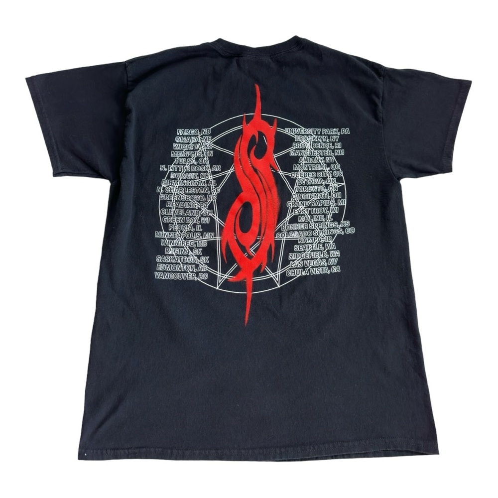 Slipknot 2022 North American Tour T Shirt Black Size Large - Picture 2 of 8